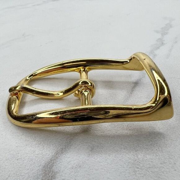 Vintage Gold Tone Simple Basic Belt Buckle for up to 1 Inch Belt - Picture 5 of 8
